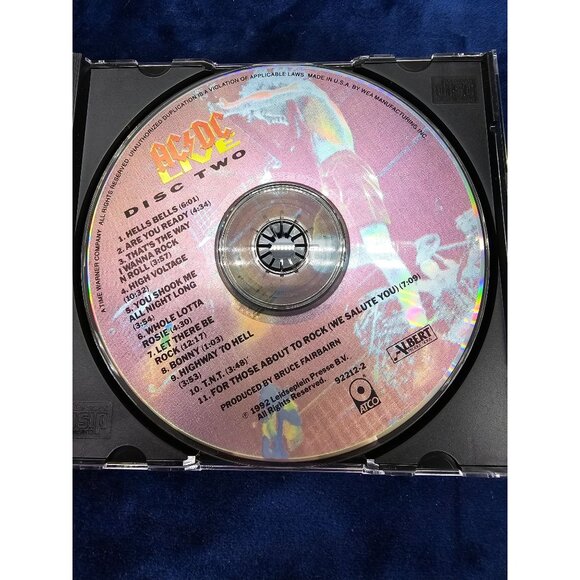 AC/DC Live 1992 ATCO Cd With All The Classics You Love - Picture 6 of 7